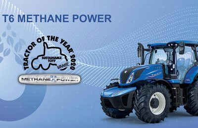 "TRACTOR OF THE YEAR 2020" NEW HOLLAND T6 Methane P. 