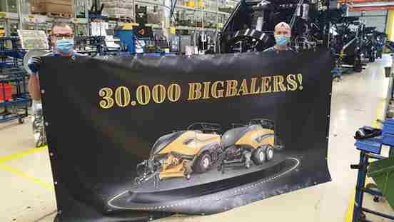 30000 Big Baler New Holland a Zedelgem